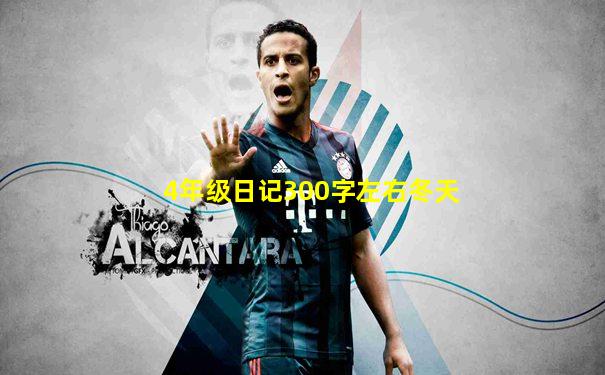 4年级日记300字左右冬天