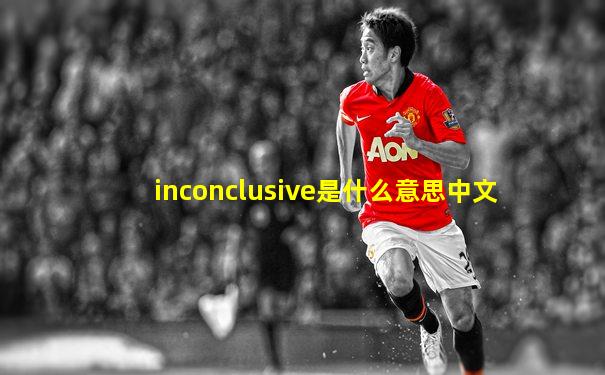 inconclusive是什么意思中文