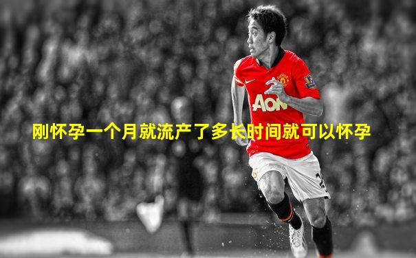 刚怀孕一个月就流产了多长时间就可以怀孕