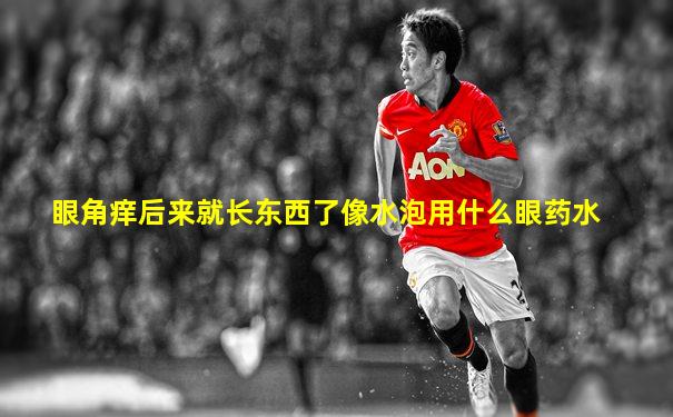 眼角痒后来就长东西了像水泡用什么眼药水