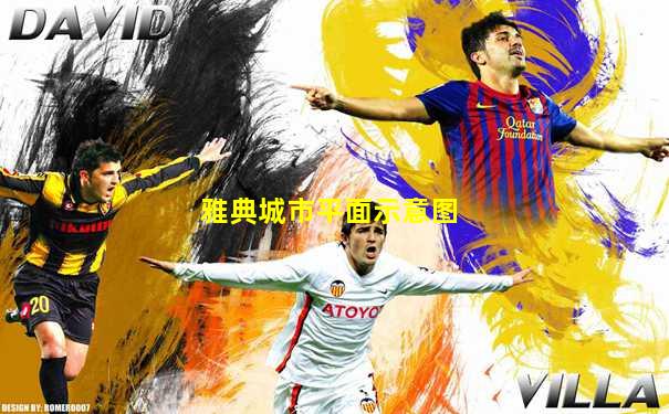 雅典城市平面示意图