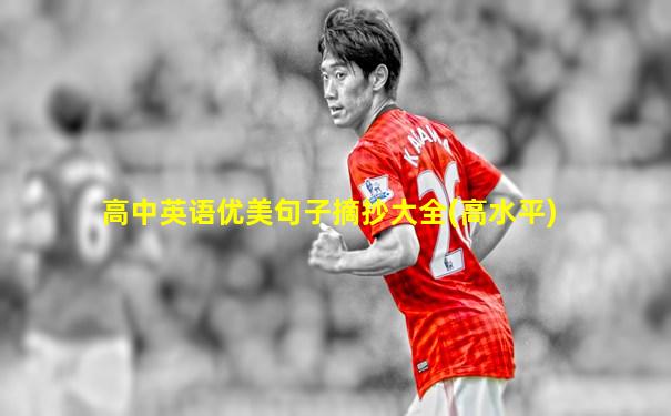 高中英语优美句子摘抄大全(高水平)